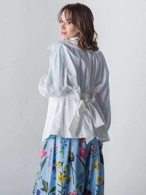 ファリーロ撥水ショートトレンチ≪手洗い可能≫ 