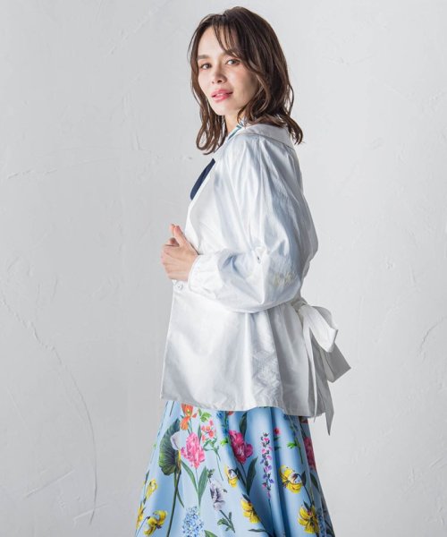 ファリーロ撥水ショートトレンチ≪手洗い可能≫ 