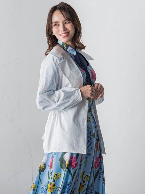 ファリーロ撥水ショートトレンチ≪手洗い可能≫ 