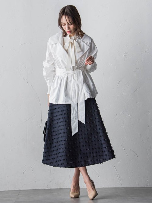 ファリーロ撥水ショートトレンチ≪手洗い可能≫ 