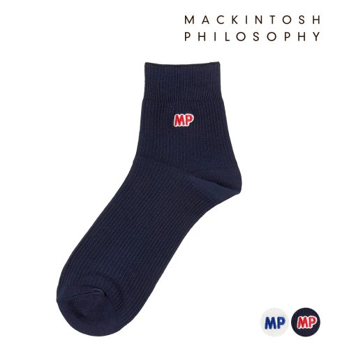 MACKINTOSH PHILOSOPHY(マッキントッシュフィロソフィー)/福助 公式 ソックス ショート丈 メンズ MACKINTOSH PHILOSOPHY(マッキントッシュ フィロソフィー) ワンポイント柄 メンズ 紳士 男性 f/img01