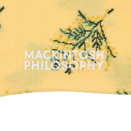 MACKINTOSH PHILOSOPHY(マッキントッシュフィロソフィー)/福助 公式 ソックス クルー丈 レディース MACKINTOSH PHILOSOPHY(マッキントッシュ フィロソフィー) ミモザ柄 レディース 婦人 女性 f/img03