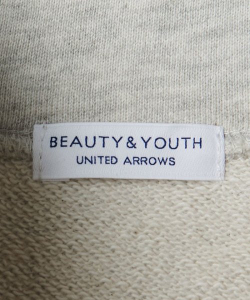 BEAUTY&YOUTH UNITED ARROWS(ビューティーアンドユース　ユナイテッドアローズ)/【WEB限定】ワンポイントロゴ ハーフジップ スウェット/img28