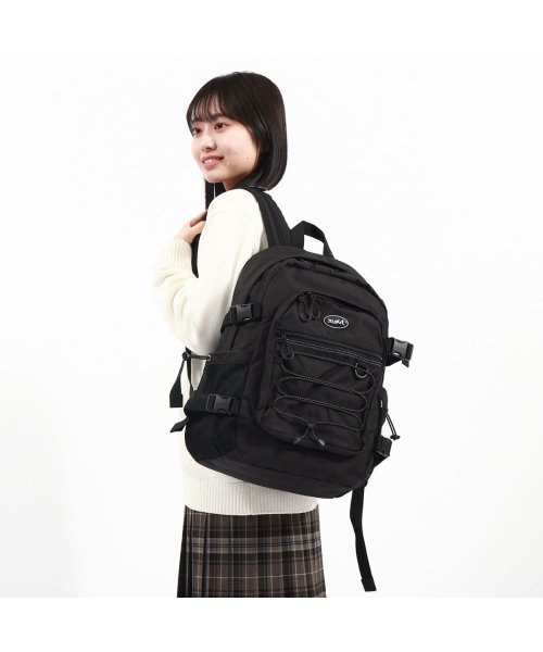 X-girl(エックスガール)/エックスガール リュック 通学 X－girl リュックサック 軽量 おしゃれ A4 28L BUNGEE CORD BACKPACK 105234053005/img01