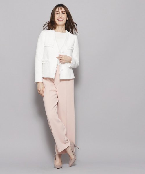 【ツィードジャケット／オンオフ可】着回ししやすい！オンオフで活躍するツィードジャケット 