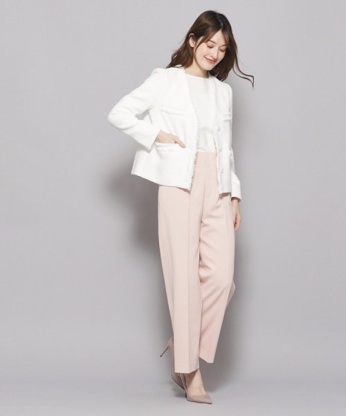 【ツィードジャケット／オンオフ可】着回ししやすい！オンオフで活躍するツィードジャケット 