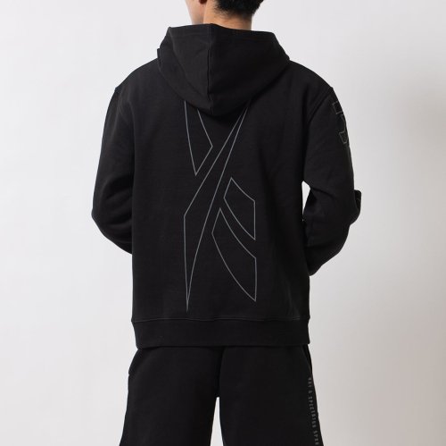 Reebok(Reebok)/ロゴ マッシュアップ フーディー / RI LOGO MASH UP HOODIE /img01