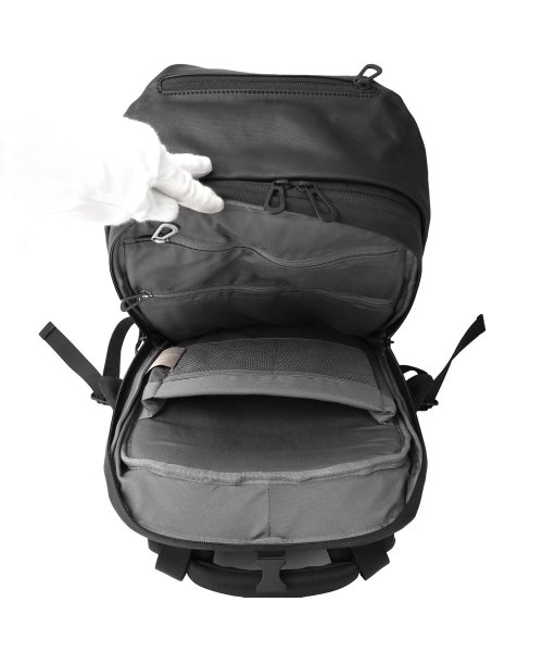 cote&ciel コートエシエル リュックサック 28683 フロントコンパートメント cote&ciel リュックサック オリル ブラック BLACK