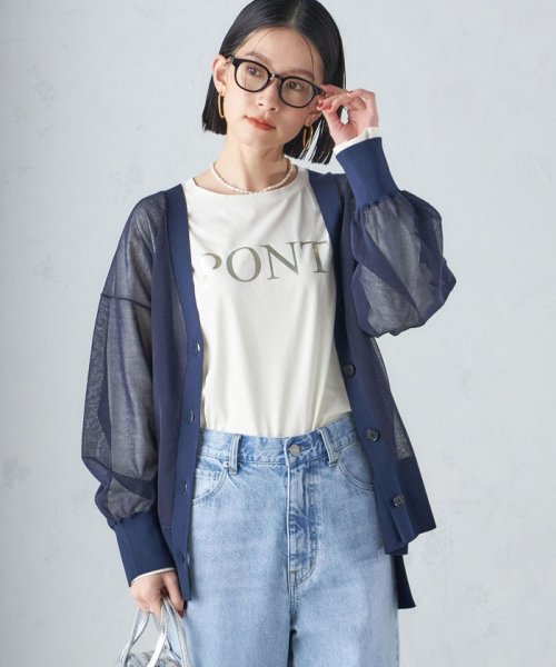 SHIPS WOMEN(シップス　ウィメン)/ローズ ペトール ロング スリーブ プリント TEE 24SS ◇/img58