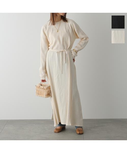 BASERANGE(ベースレンジ)/BASERANGE ワンピース SHAW LONG SLEEVE KAFTAN DRSH RIB 000/img01