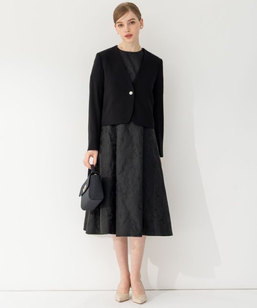 【APPLAUDIR】クリアジョーゼット 3WAYコンパクトジャケット APPLAUDIR 品番 クリアジョーゼット アプロディール ドレス OPAPSA0727