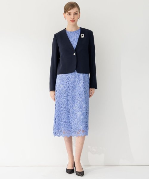 【APPLAUDIR】クリアジョーゼット 3WAYコンパクトジャケット APPLAUDIR 品番 クリアジョーゼット アプロディール ドレス OPAPSA0727