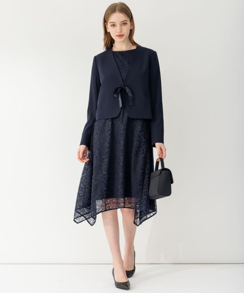 【APPLAUDIR】クリアジョーゼット 3WAYコンパクトジャケット APPLAUDIR 品番 クリアジョーゼット アプロディール ドレス OPAPSA0727