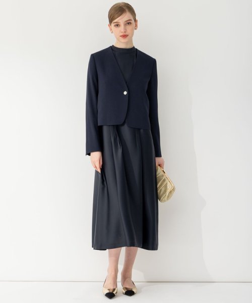 【APPLAUDIR】クリアジョーゼット 3WAYコンパクトジャケット 商品説明2023 Autumn & WinterAPPLAUDIR（アプロディール）APPLAUDIR（ア G1829821618(14157円)