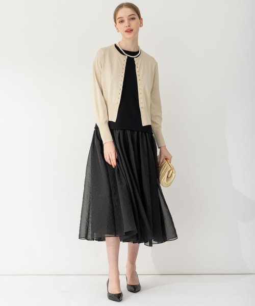 【APPLAUDIR】クリアジョーゼットコンビ ドレス ドレス U2365326218(18216円)