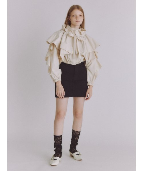 マルチウェイフリルブルゾン 予めご了承ください