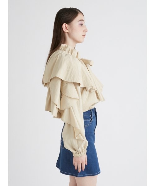 マルチウェイフリルブルゾン 予めご了承ください