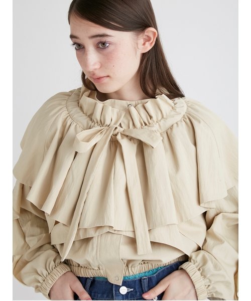 マルチウェイフリルブルゾン 予めご了承ください