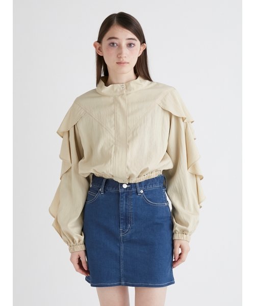 マルチウェイフリルブルゾン 予めご了承ください