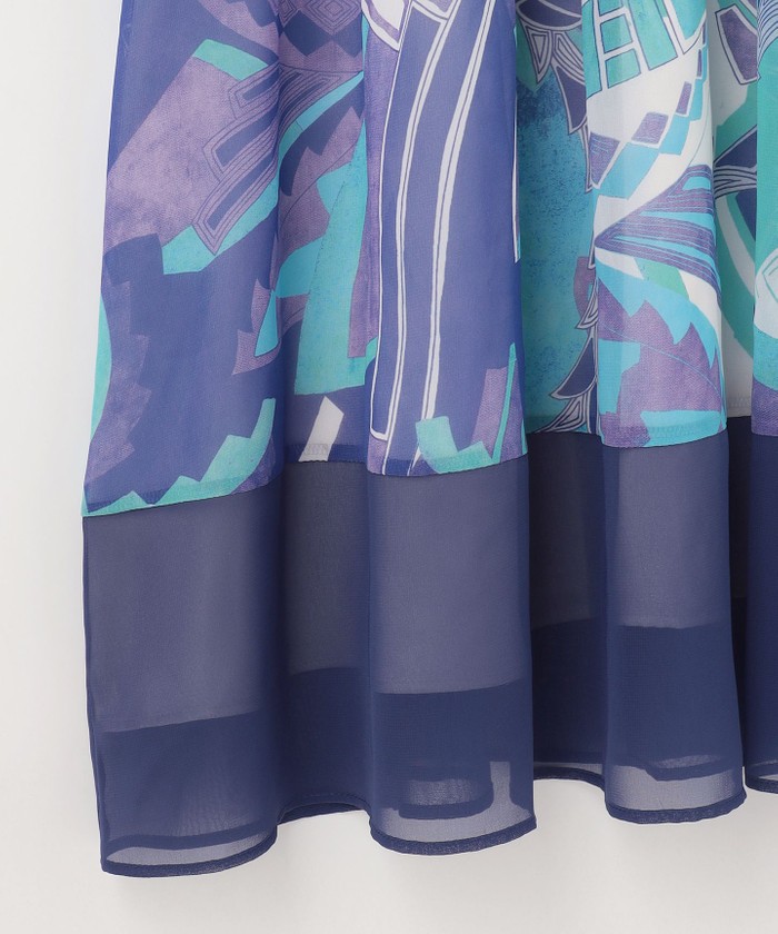 アールデコリゾートプリントワンピース(505896502)｜阪急百貨店公式