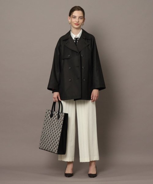 Aラインショートトレンチジャケット 