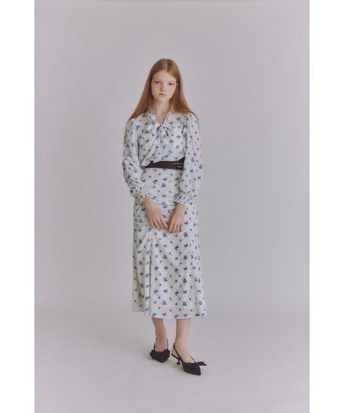 ロゴ入りクラシカルミニフラワースカート 予めご了承ください