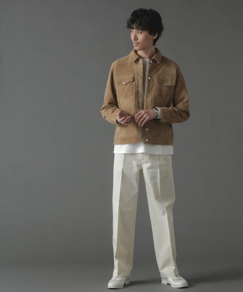 ゴートスウェードトラッカージャケット 