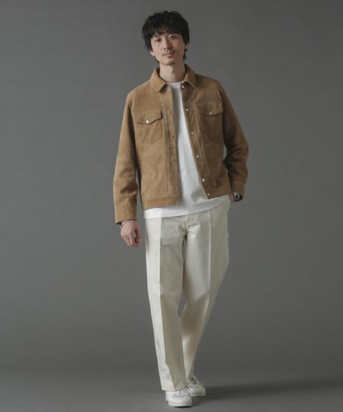 ゴートスウェードトラッカージャケット 