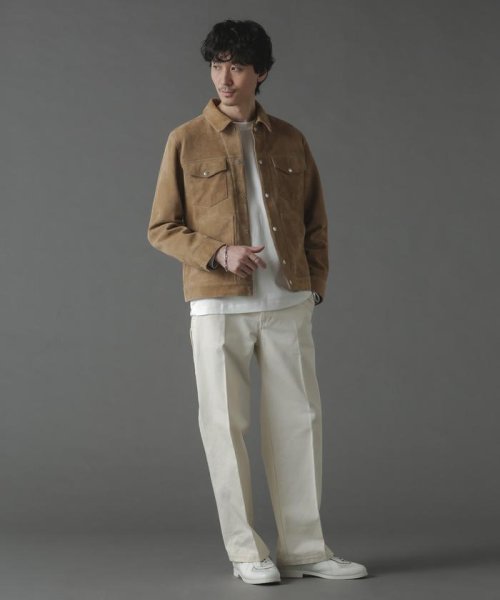 ゴートスウェードトラッカージャケット 