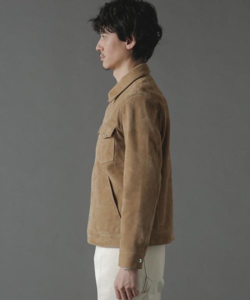 ゴートスウェードトラッカージャケット 