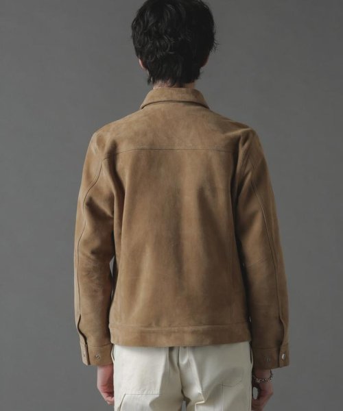 ゴートスウェードトラッカージャケット 