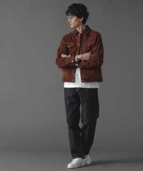 ゴートスウェードトラッカージャケット 