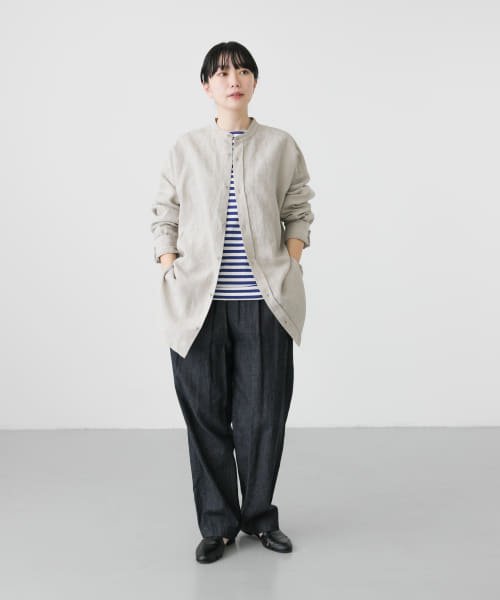 『ユニセックス』リネンビッグシャツ PAYDAY /ペイデイ　別注PAYDAY刺繍SHIRT N1571793131(12155円)