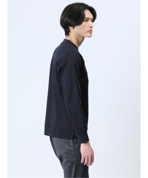 m.f.editorial(エムエフエディトリアル)/【DRESS T－SHIRT】綿ストレッチ クルーネック長袖Tシャツ メンズ Tシャツ カットソー カジュアル インナー ビジネス ギフト プレゼント/img16