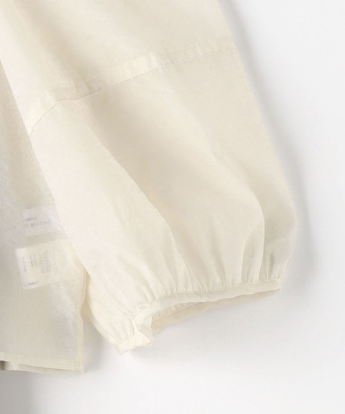 シアー フォルムスリーブ トップス × キャミソール ワンピース 