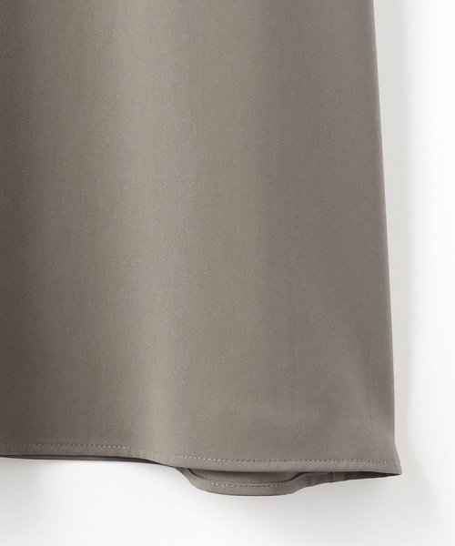 シアー フォルムスリーブ トップス × キャミソール ワンピース 