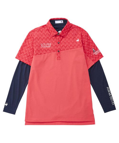 le coq sportif GOLF (ルコックスポルティフ（ゴルフ）)/インナー付き半袖シャツ/img19