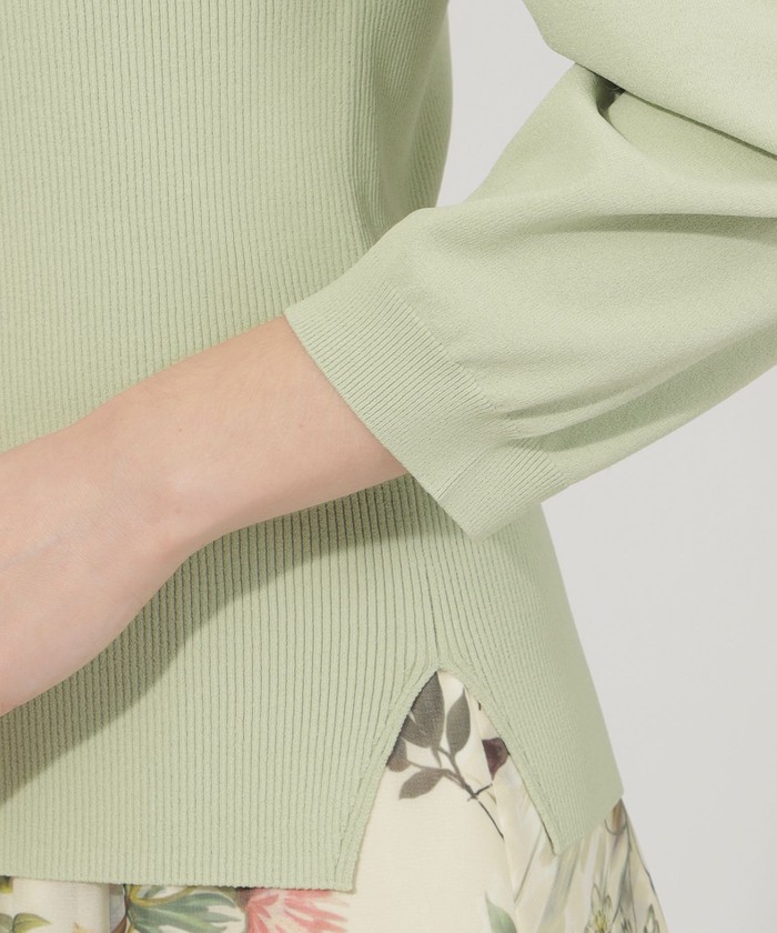 La maglia】 スクエアネック ニットプルオーバー(505877342)｜阪急