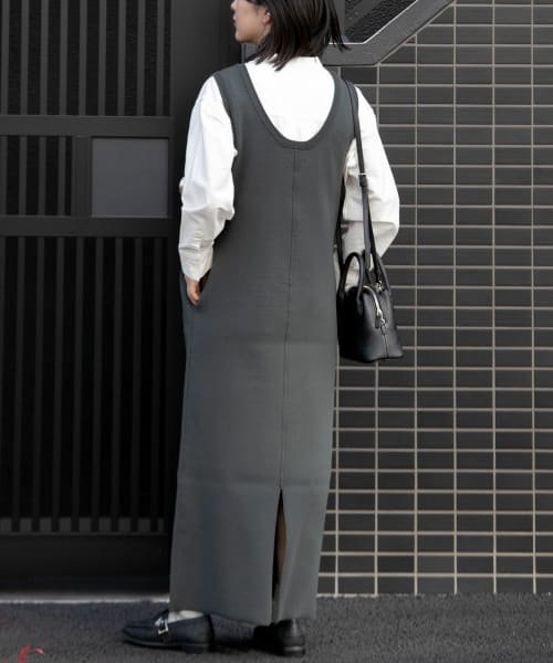 URBAN RESEARCH DOORS(アーバンリサーチドアーズ)/FORK&SPOON　マシンウォッシャブルニットジャンパースカート/img24