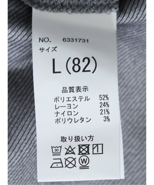 TAKA-Q(タカキュー)/クロスストレッチ スリムフィット ノータックスラックス カルゼライトグレー メンズ パンツ ボトム ストレッチ 伸びる カジュアル ビジネス 通勤 仕事/img14