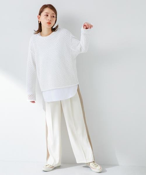 URBAN RESEARCH Sonny Label(アーバンリサーチサニーレーベル)/ベーシックヘムレイヤーラウンドロングスリーブTシャツ/img12