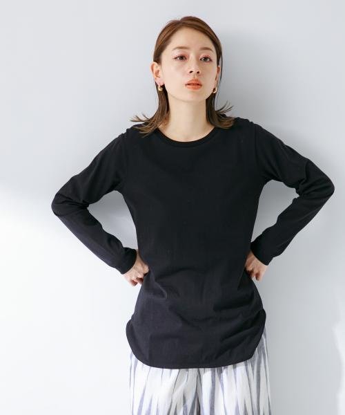 URBAN RESEARCH Sonny Label(アーバンリサーチサニーレーベル)/ベーシックヘムレイヤーラウンドロングスリーブTシャツ/img16