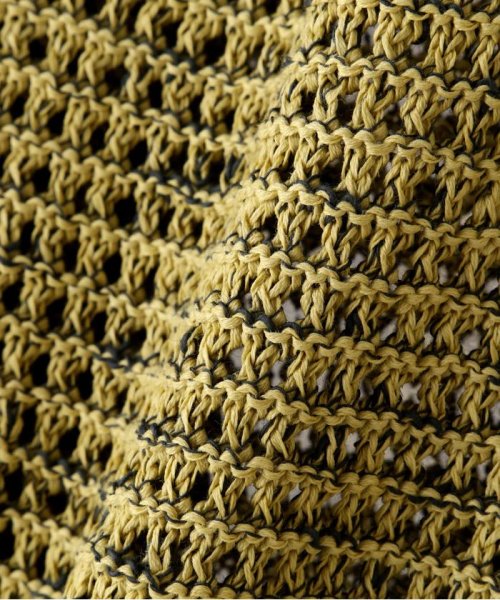 YOKE/ヨーク/MESH KNITTED CREWNECK SWEATER KNITTED CREWNECK