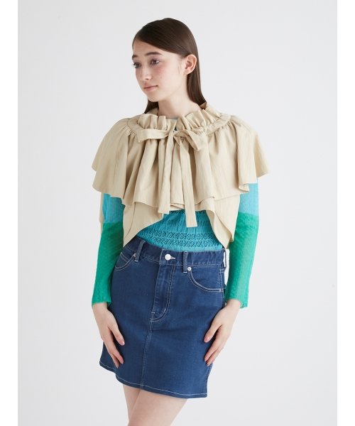 マルチウェイフリルブルゾン 予めご了承ください