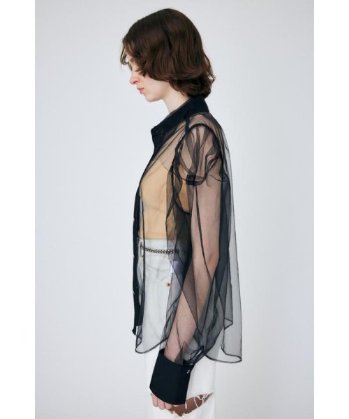 moussy(マウジー)/TULLE LAYERED シャツ/img30