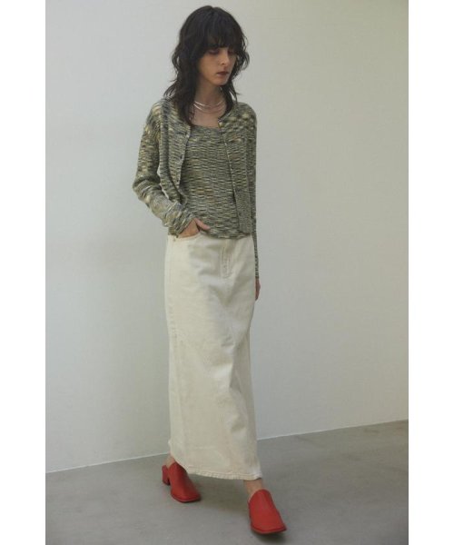 BLACK BY MOUSSY(ブラックバイマウジー)/switching long skirt/img08