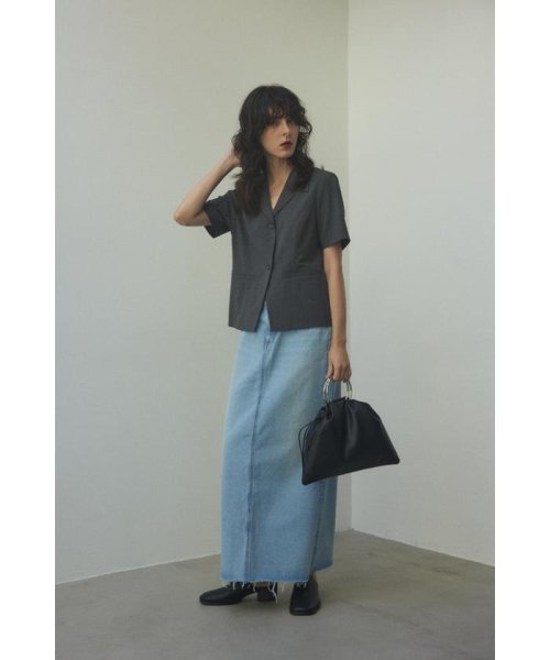 BLACK BY MOUSSY(ブラックバイマウジー)/low rise straight skirt/img08