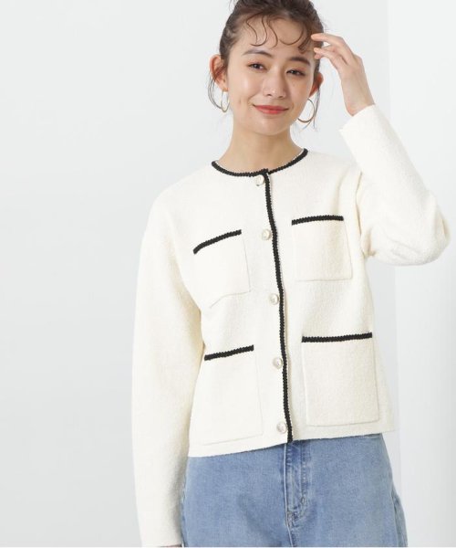 N Natural Beauty Basic(エヌナチュラルビューティベーシック)/トリムニットブルゾン 24SS/img12