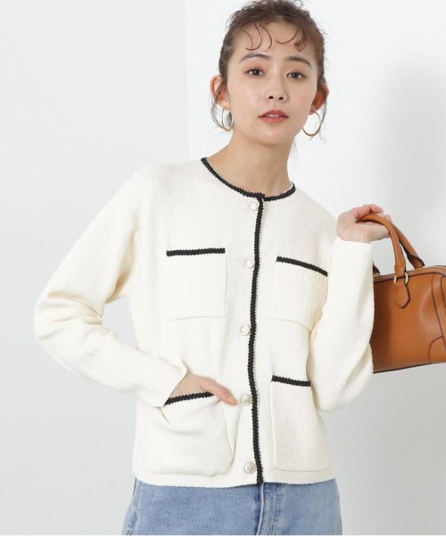 N Natural Beauty Basic(エヌナチュラルビューティベーシック)/トリムニットブルゾン 24SS/img13