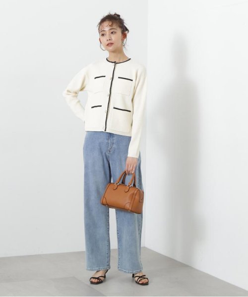 N Natural Beauty Basic(エヌナチュラルビューティベーシック)/トリムニットブルゾン 24SS/img14